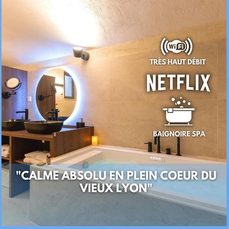 Cocoon Du Vieux Lyon - Luxury Apartment - Balneo Buitenkant foto