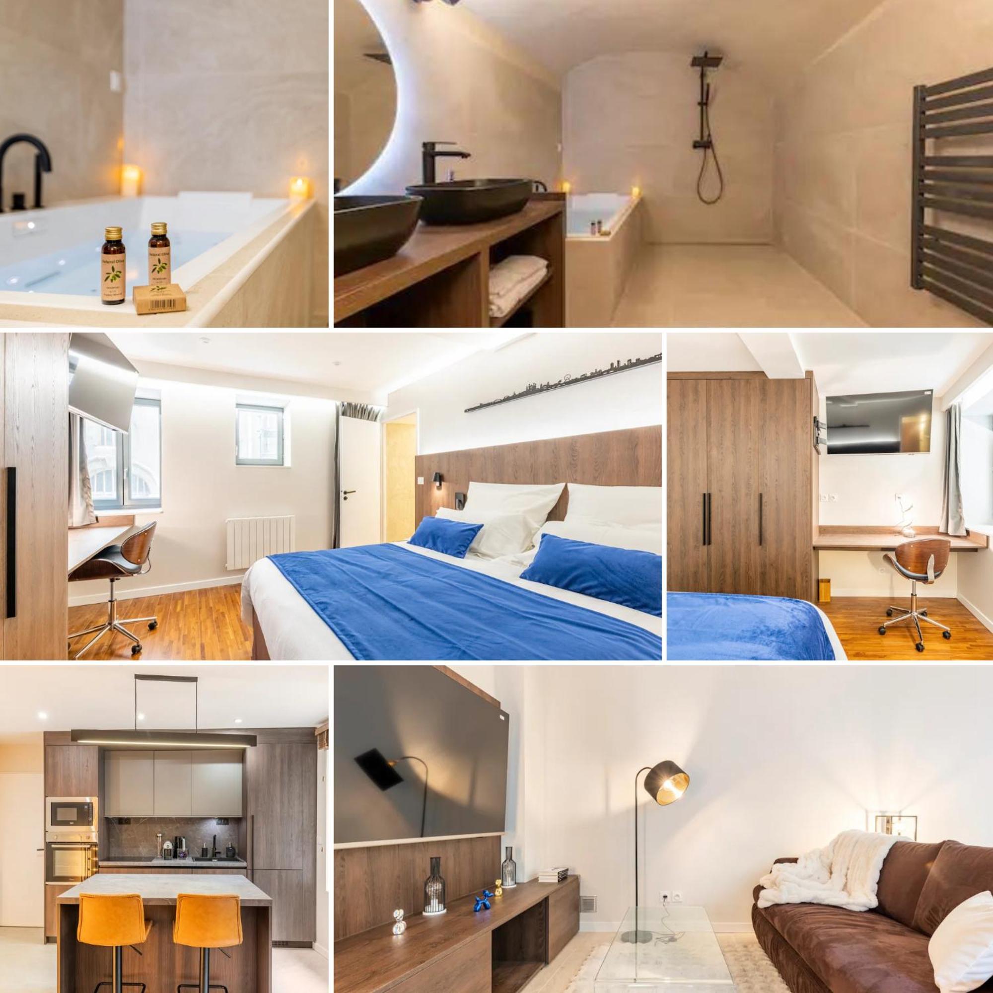 Cocoon Du Vieux Lyon - Luxury Apartment - Balneo Buitenkant foto